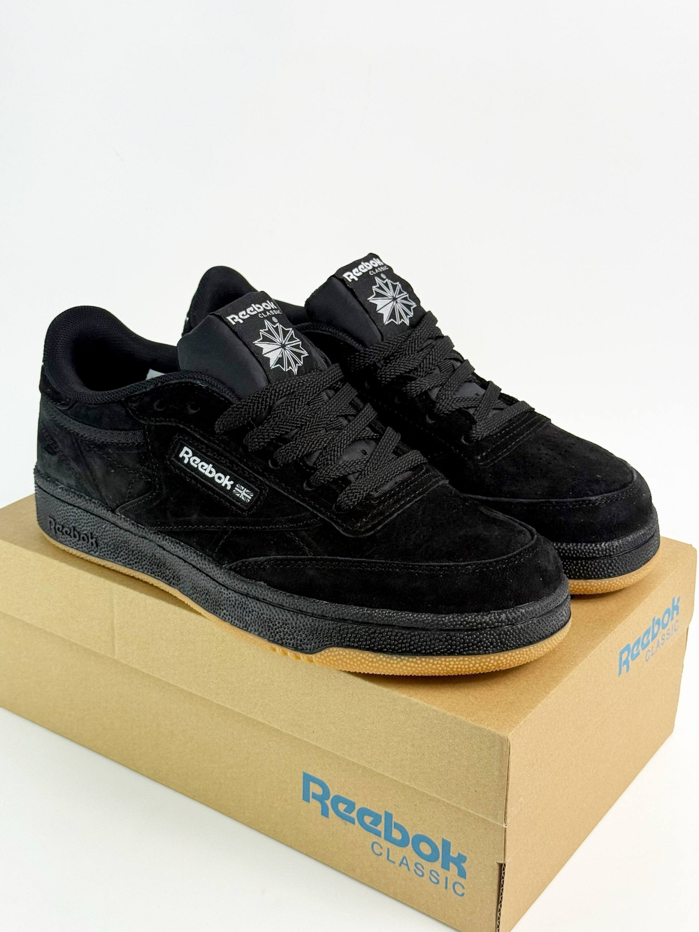 Кроссовки Reebok Classic #B171 (черн.)