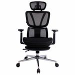 Кресло BRABIX PREMIUM "Evolution ER-700", подножка, слайдер, синхромеханизм, сетка, черное, 532947