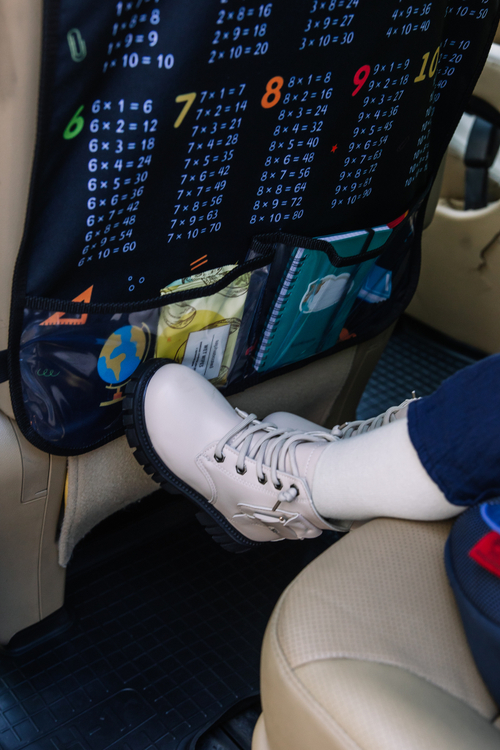 Накидка на сидение автомобиля. Таблица умножения