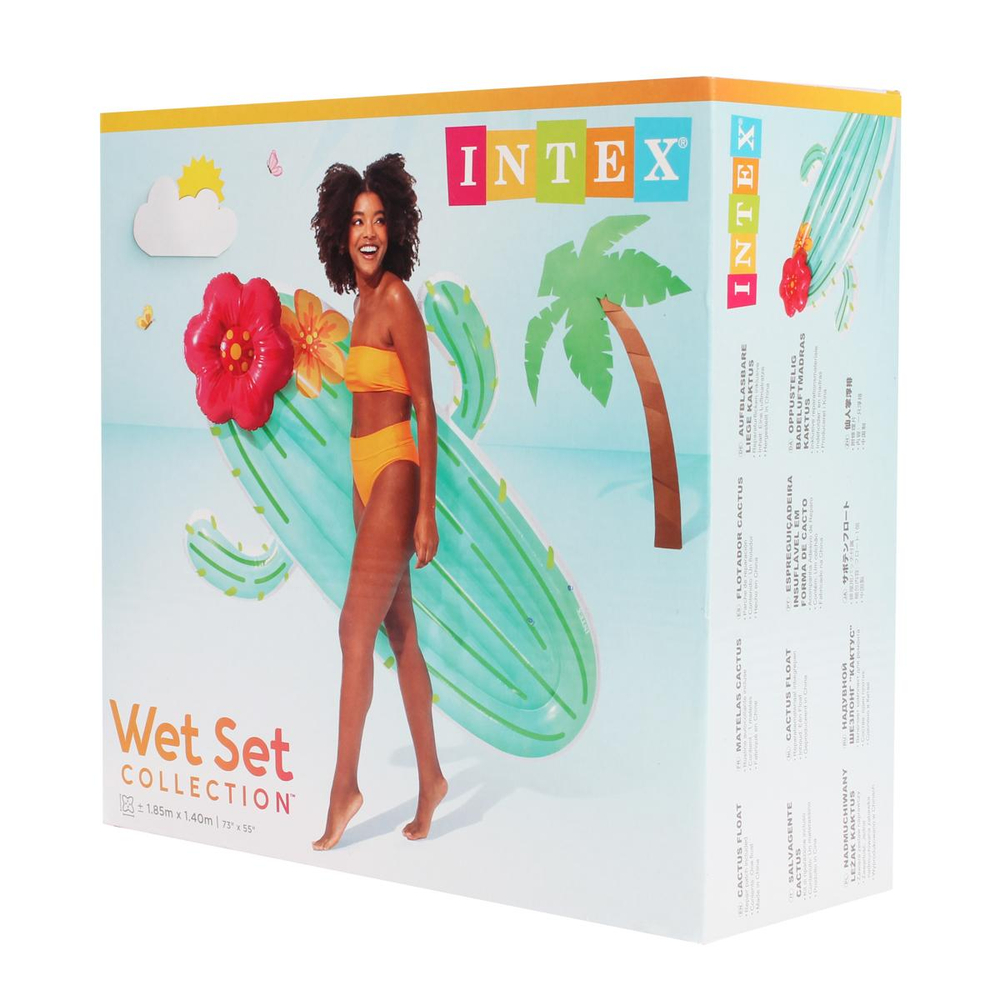 Плот для плавания 185*139см, Кактус (Intex)