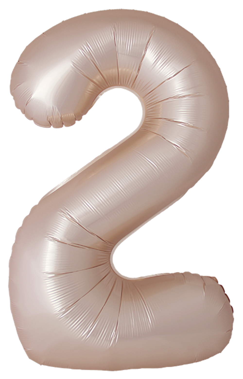 Цифра 2 Slim, Звездное Золото, Матовый в упаковке 40" Fm