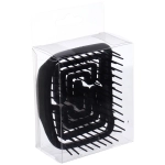 Расческа массажная компактная «Сosmo style», цвет чёрный, 9*8,см , в пластиковой коробке