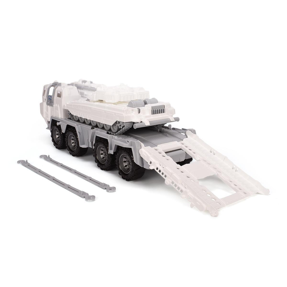 Военный тягач "Арктика" с танком (Нордпласт)