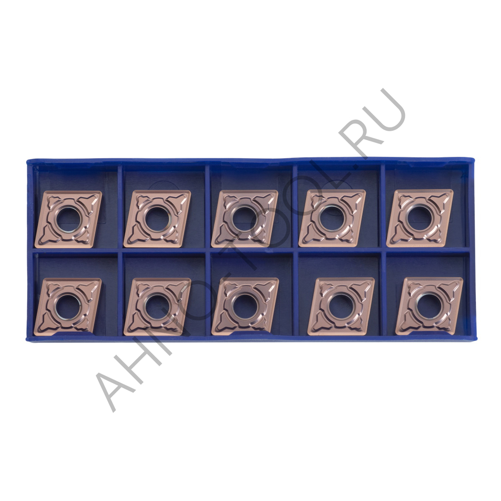 Пластина твердосплавная ISO CNMG120408-MMA APM20C AHNO по нерж.стали, получистовая