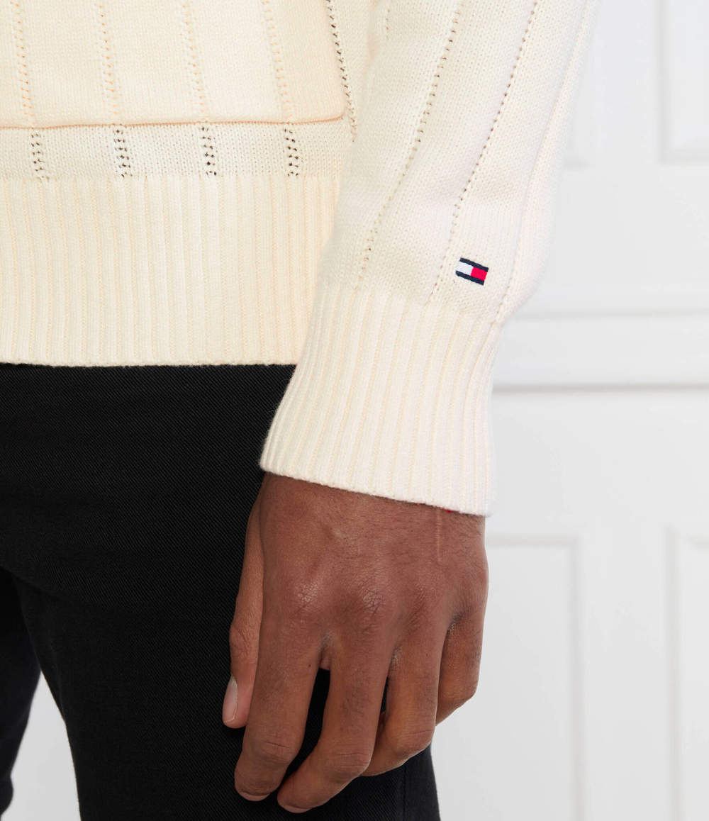Кардиган Tommy Hilfiger - кремовый(MW0MW33455)