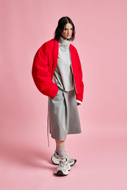 Куртка двустороняя TULUP white/red