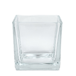 Подсвечник Куб прозрачный 6х6х6 см