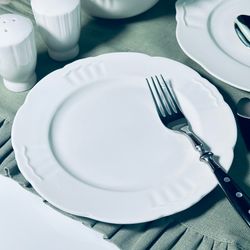 Lenardi 118-140 Набор из 6 тарелок 20,5см RESTO в под.уп.(х8) Фарфор