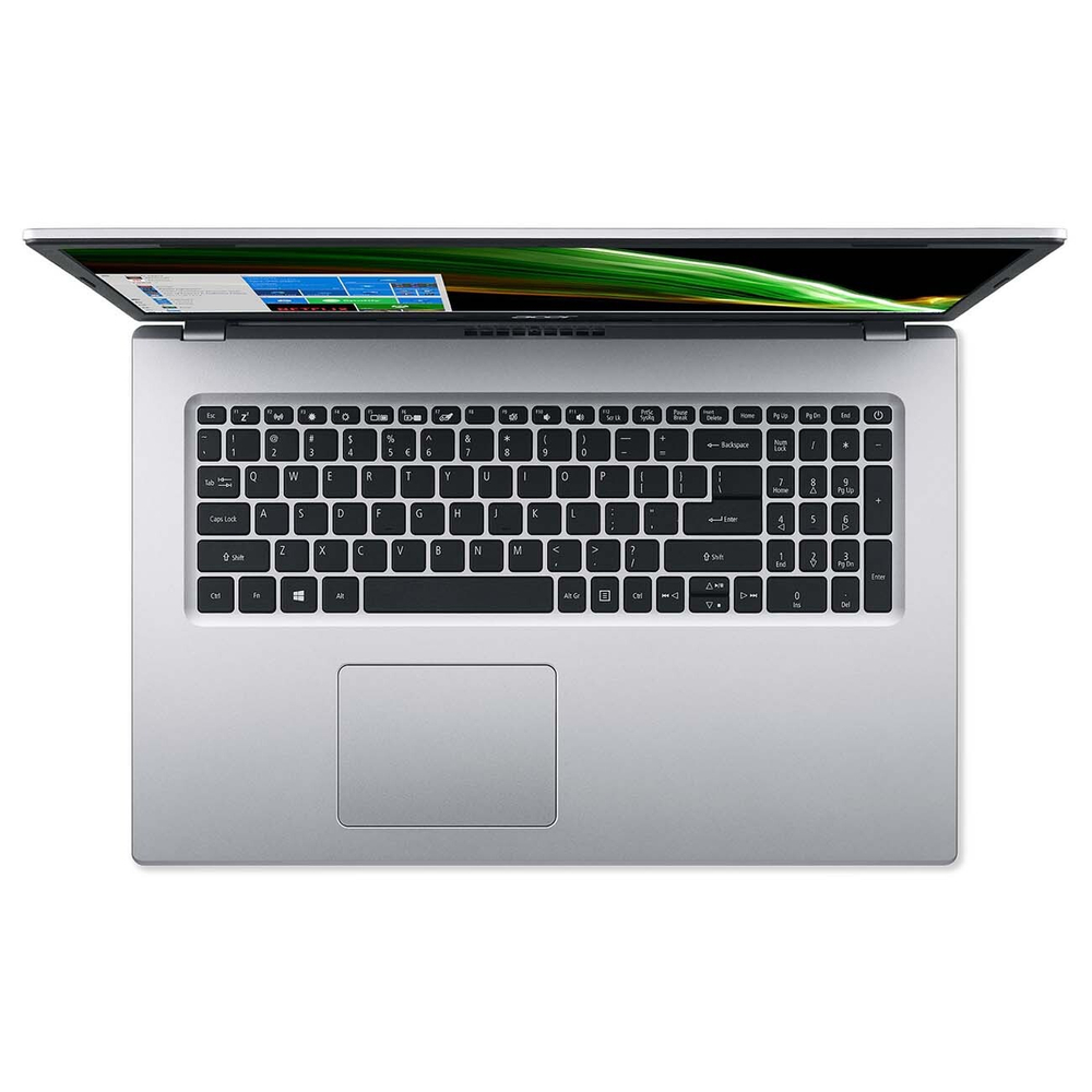 Ноутбук Acer Aspire 3 A317-53-3652 (NX.AD0ER.012) серебристый 17.3"(1920x1080)TN/ i3-1115G4(3ГГц)/ 8Гб/ 512Gb SSD/ UHD Graphics/ нет DVD/  Win11 / Серебристый