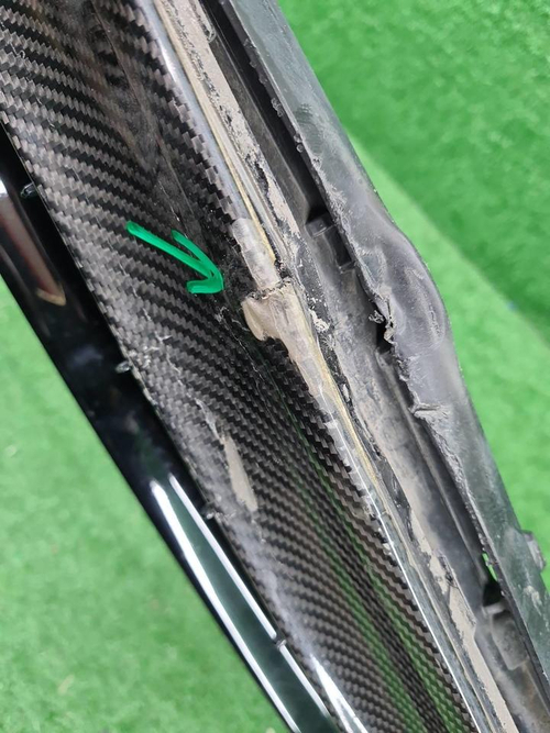 Юбка заднего бампера Mercedes S W222 17-20 AMG 63