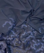 Ткань  натуральный шелк 100%с вышивкой (Италия) ш-120см  цена за 1м