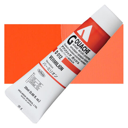 Holbein Acrylic Gouache 20 мл. 012 [А] Vermilion