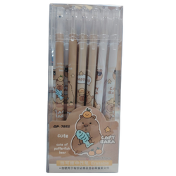 Ручка гелевая с стирательной резинкой Capybara 1 шт