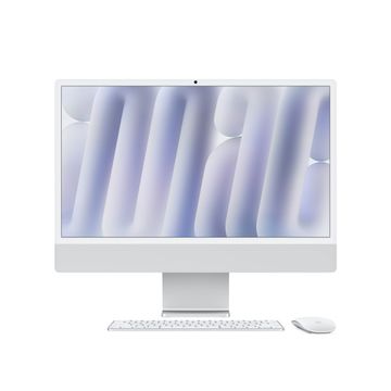 Apple iMac 24" Retina 4,5K, M4 (10C CPU, 10C GPU, 2024), 24 ГБ, 512 ГБ SSD, серебристый