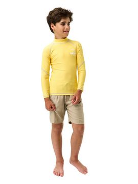 Футболка рашгард лонгслив Sargan Агидель UPF 50+  детская желтая