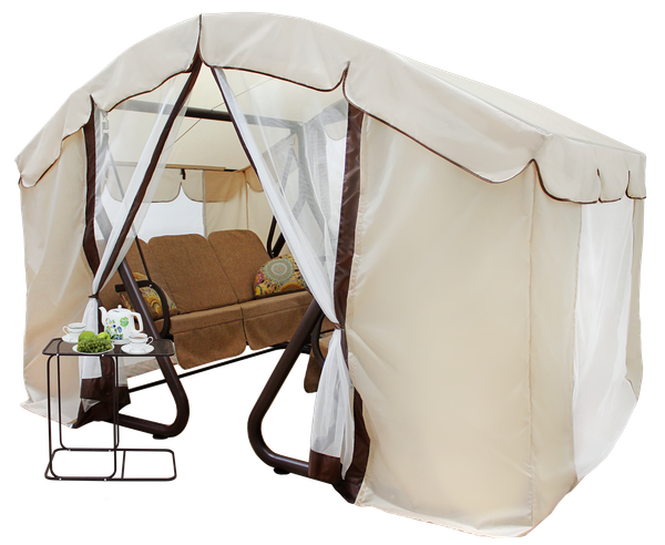 Тент-шатёр с а/м сеткой для ТЕТ-А-ТЕТ 63  БЕЖЕВЫЙ