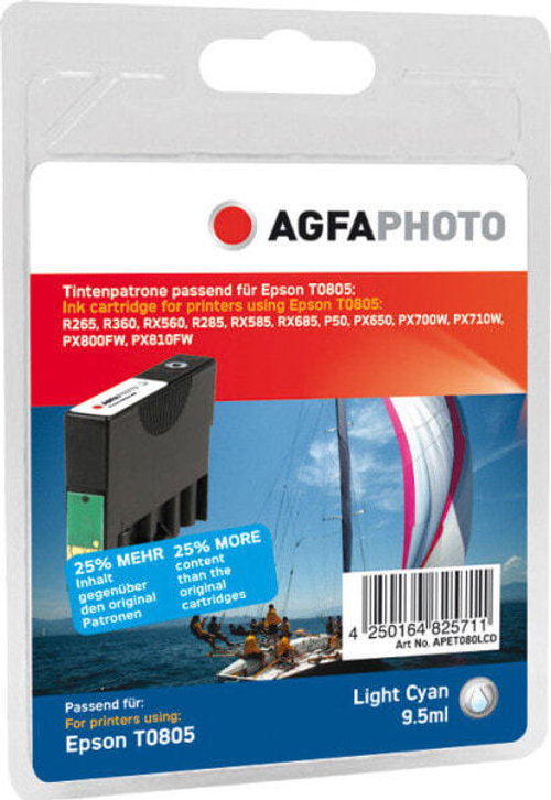Картридж струйный голубой 1 шт AgfaPhoto Holding GmbH APET080LCD