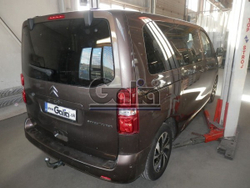 Фаркоп оцинкованный Galia C072C для Citroen Spacetourer 2016-, Peugeot Traveller 2016-, Citroen Jumpy 2016-, Peugeot Expert 2016-, Toyota Proace 2016-(паспорт и сертификат в комплекте)(без электрики)