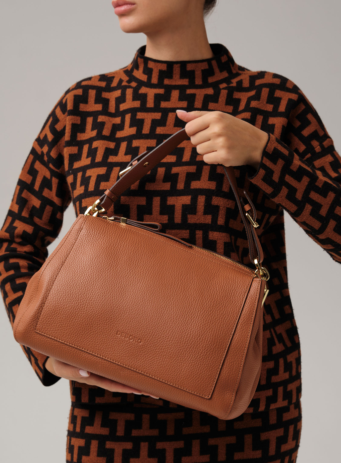 Сумка Deboro 31097 коричневый камень