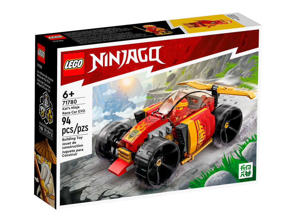 LEGO Ninjago 71780 «Гоночный автомобиль ниндзя Кая» — динамичная модель