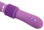 Фиолетовый вибратор Push it с возвратно-поступательными движениями (Цвет: фиолетовый)