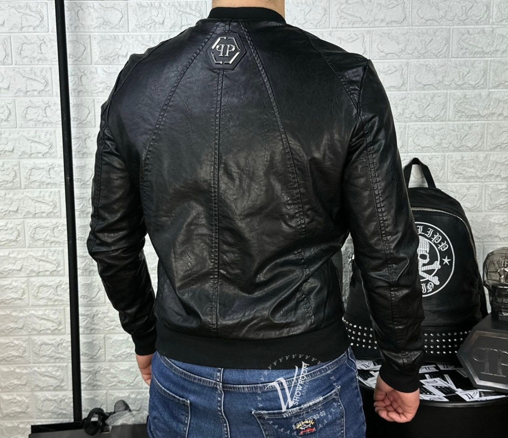 Кожаная куртка Philipp Plein