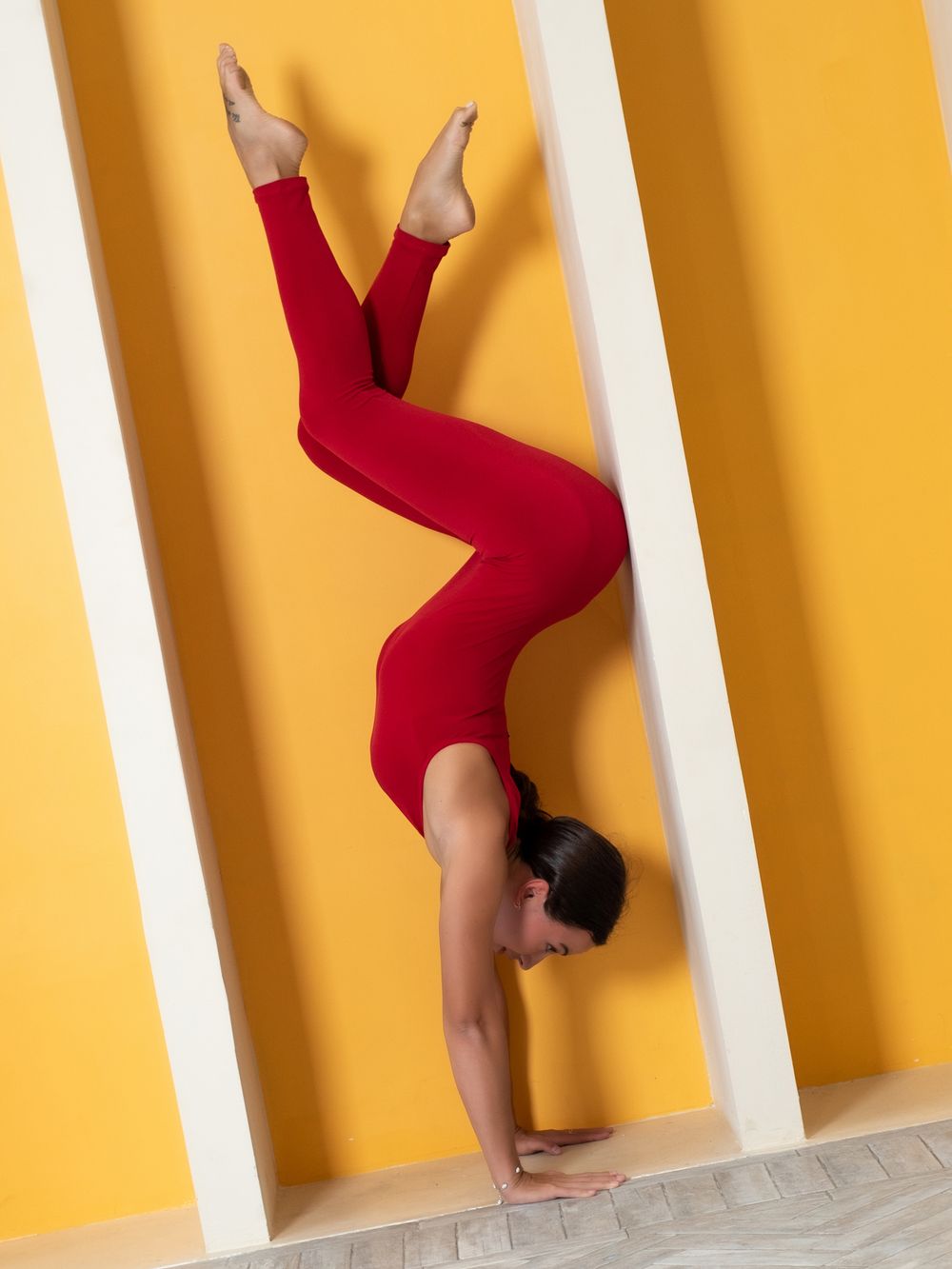 Комбинезон Yoga Oil, Красный