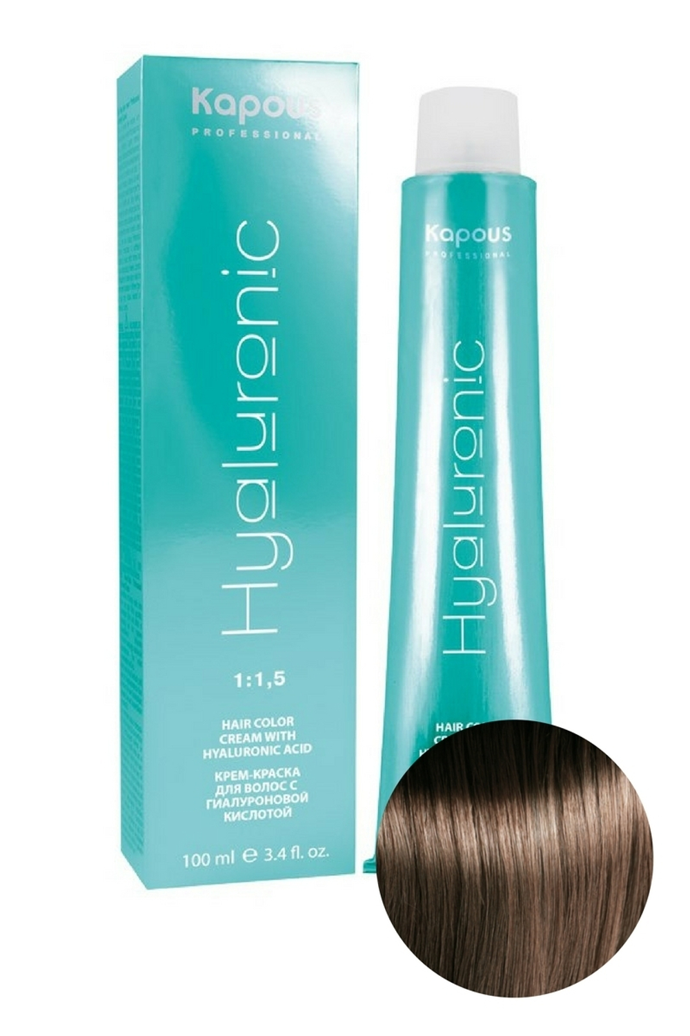 HY 7.23 Блондин перламутровый Крем-краска с Гиалуроновой кислотой 100мл