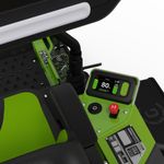 Райдер садовый аккумуляторный с нулевым радиусом разворота Greenworks ZTC152, 82V, 152 см, с АКБ 24 кВтч (7405107)