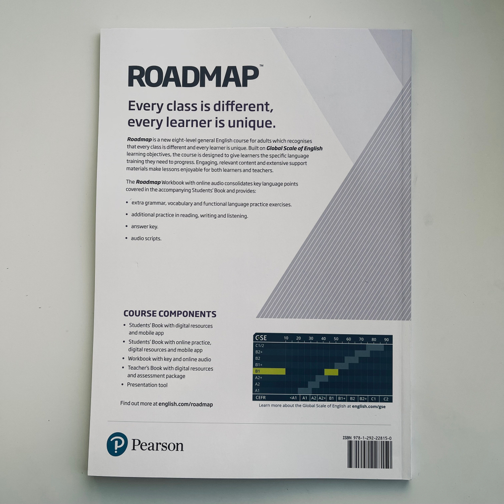 Roadmap B1. Workbook with Key and Online Audio/Access Code