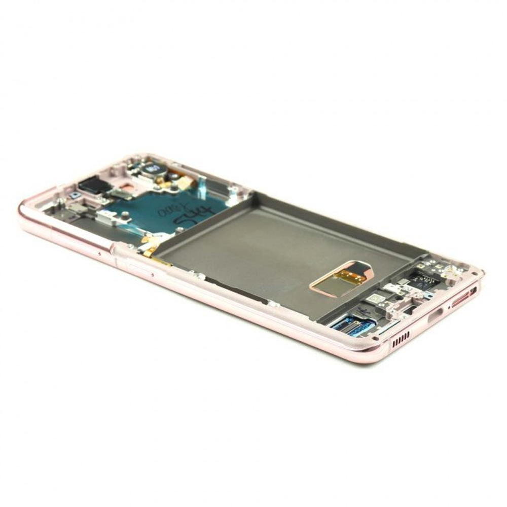 Samsung Galaxy S21 5G (SM-G991B) - Дисплейный модуль в сборе с тачскрином (в рамке) (ORIG-SP)