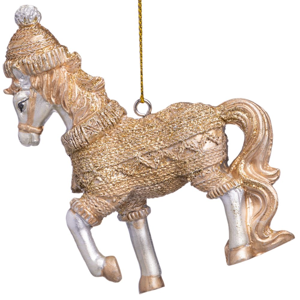 ЕЛОЧНОЕ УКРАШЕНИЕ "ЛОШАДКА" 7,5Х3Х9,5 СМ