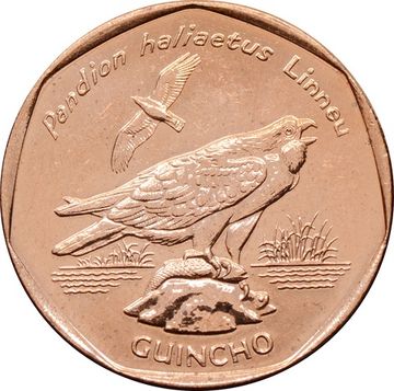 5 эскудо 1994 Кабо-Верде, Птицы - Скопа (pandion haliaetus)