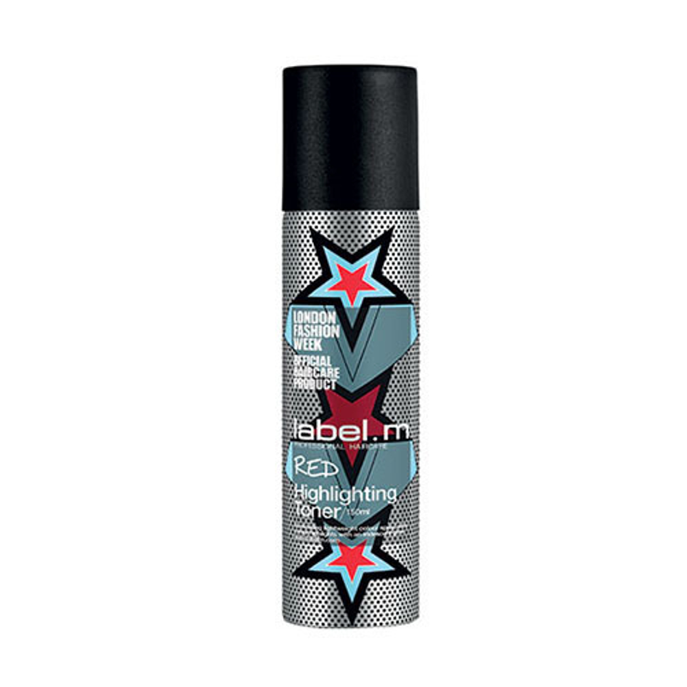 Спрей-блеск для волос тонирующий красный Label.m Highlighting Toner Red 150мл