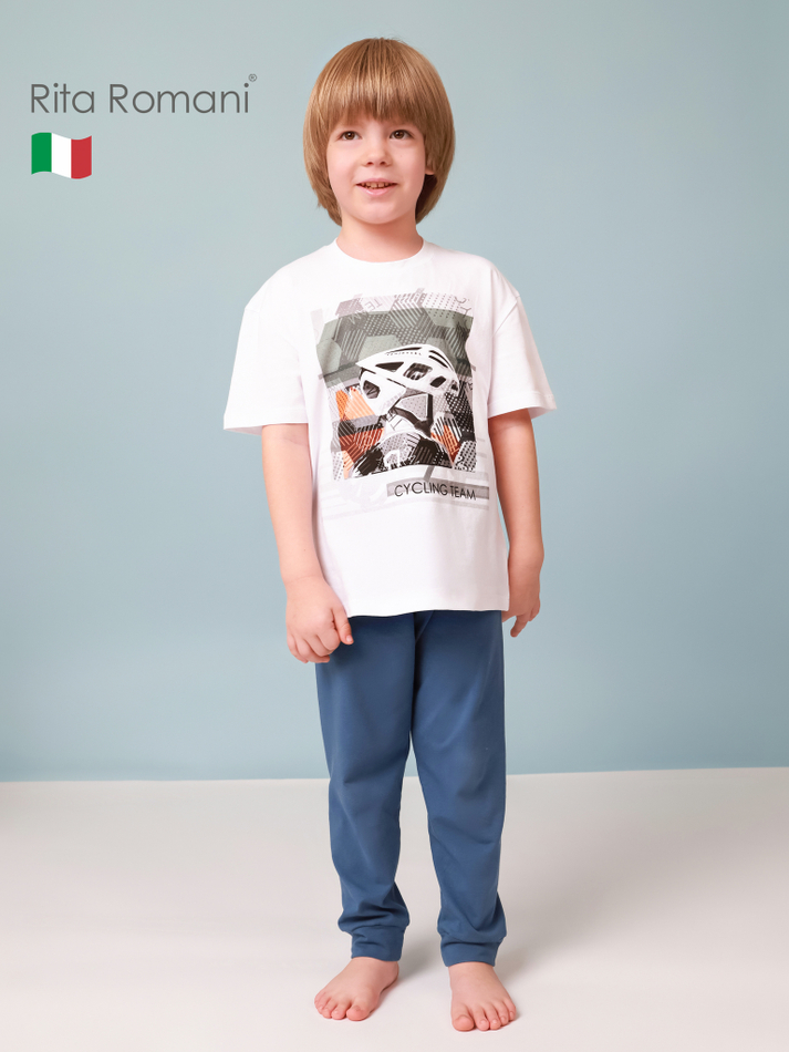 8657 Пижама из хлопка Mini-kids