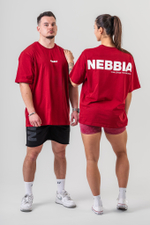 Футболка Oversized T-Shirt GYM ESSENTIALS 381 Красная