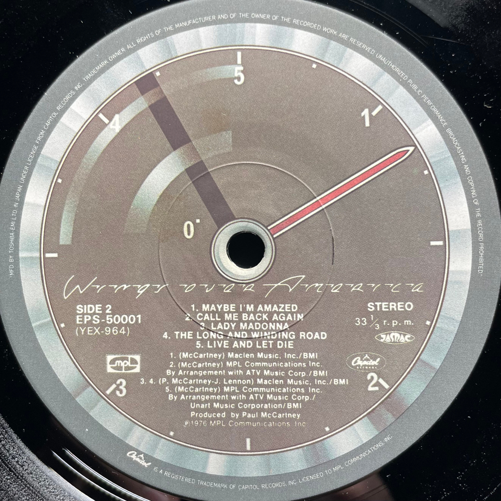 Wings – Wings Over America 3LP (Япония 1977г.)