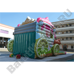 Коммерческий надувной батут "Карета принцессы"