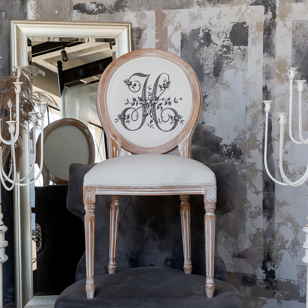 Стул Объект мечты Монограмма буквы H