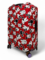 Чехол на чемодан 24", цвет красный/разноцветный, Микки