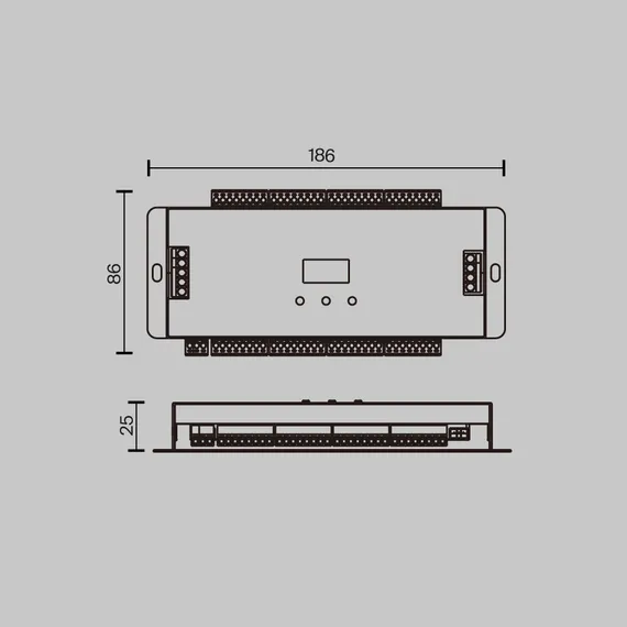 Контроллер для лестниц 32 канала + 1 канал SPI 768Вт Lighting control 711006
