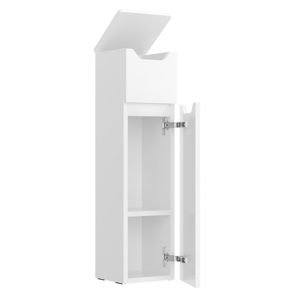 Тумба в туалет DIWO Суздаль 20x77x20 с держателем туалетной бумаги, белая