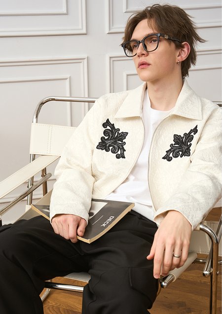 Куртка HARSHandCRUEL "Goth Flowers" Zip Jacket