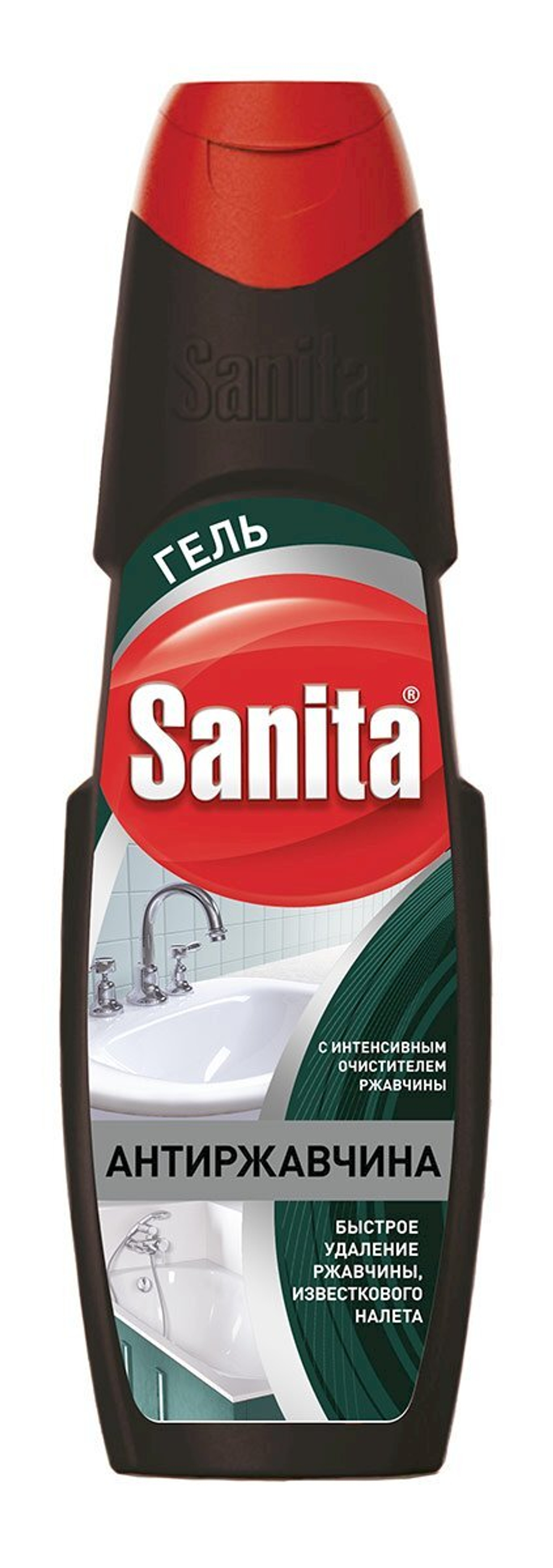 Средство для удаления налета и ржачины Sanita гель Антиржавчина, 500 мл