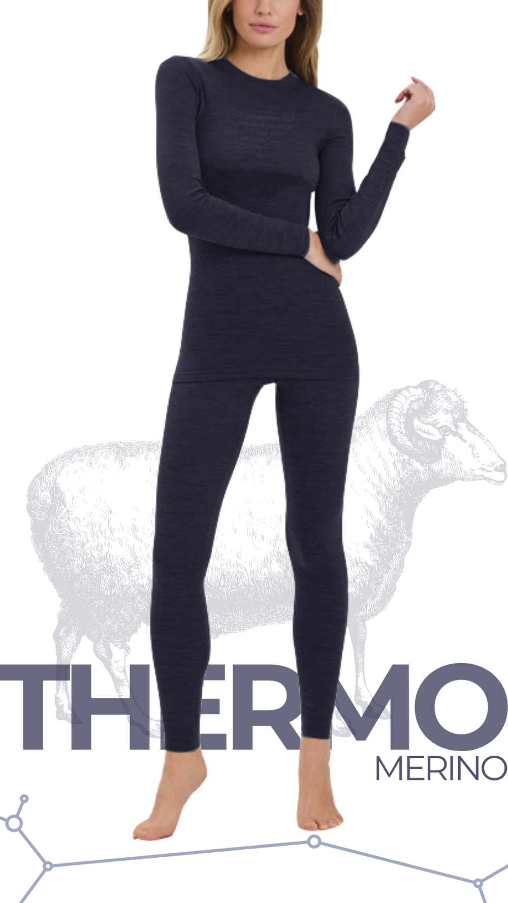 Термобелье COPPLIFE THERMO MERINO с шерстью мериноса