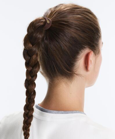 OYSHO Набор из 6 резинок для волос Oysho, шоколадный