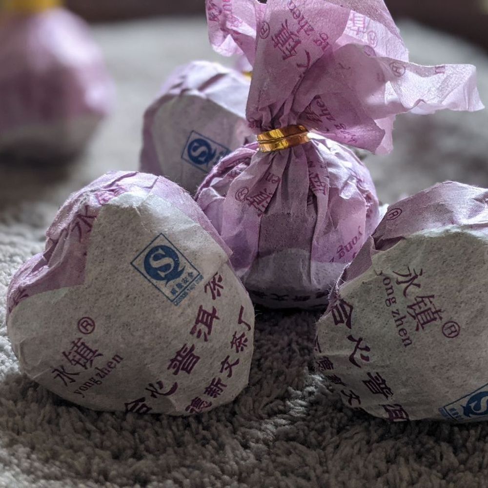 Шу пуэр в сердечках, 16 гр