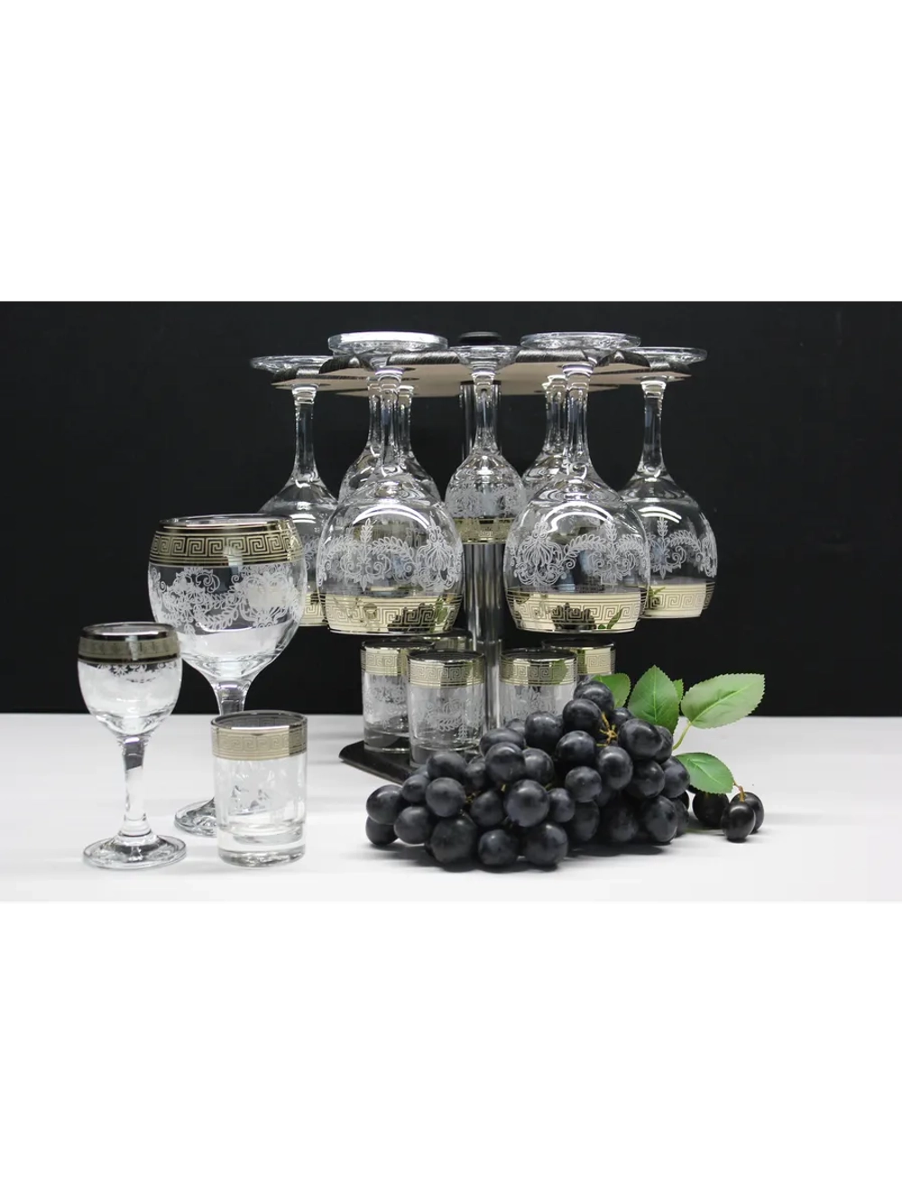 Барный набор 18 предметный с фужером