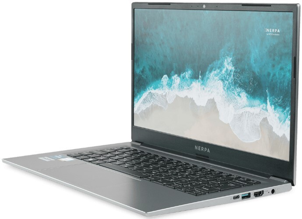 Ноутбук  Nerpa Caspica I752-14 14 ", Core i7, 16 Гб RAM, 512 Гб SSD, Iris Xe Graphics, Серый