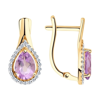 Серьги Au 585 (725915)